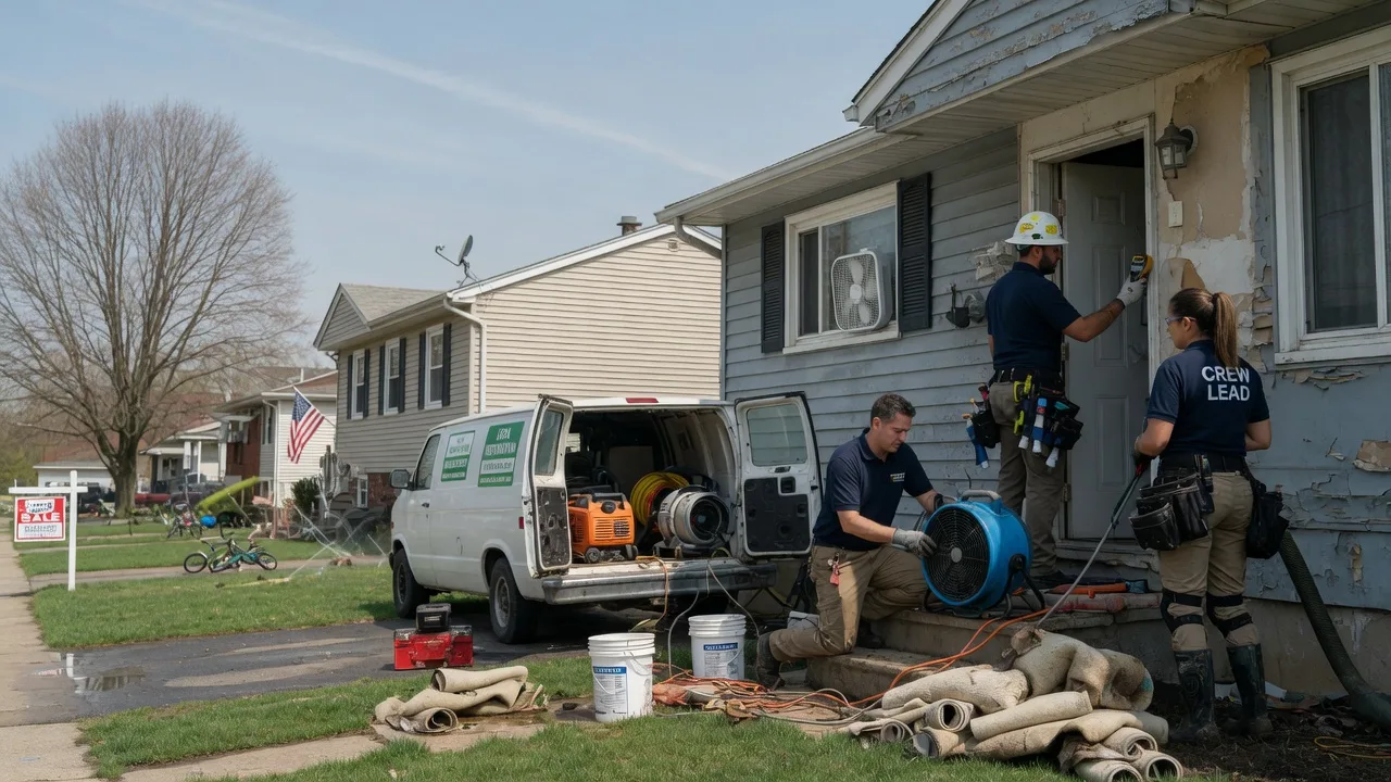 Flood Cleanup in North Highlands, CA near me